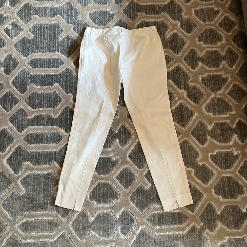 Brooks brothers white trousers